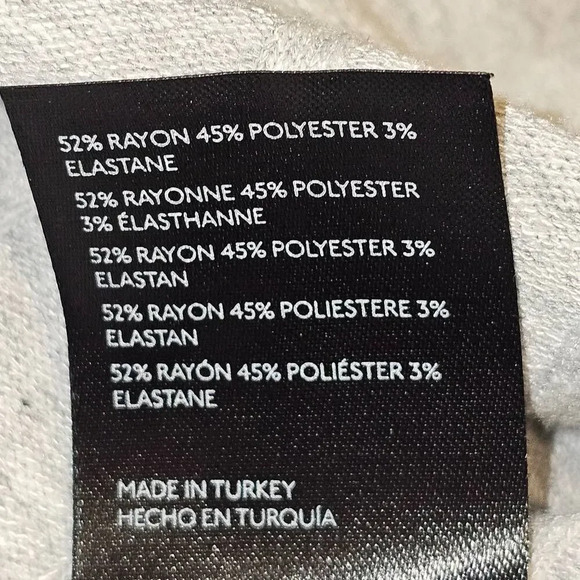 Anthropologie Womens Gray Ribbed Tunic Sweater Medium - Picture 5 of 5